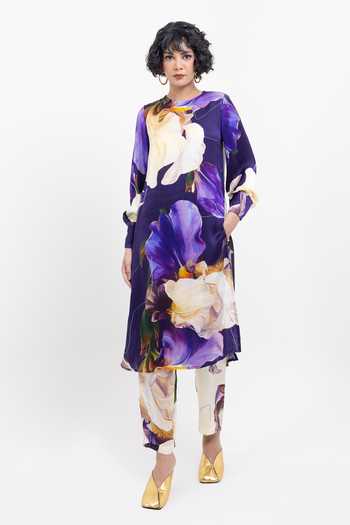 Pop Sugar Floral Print Kurta & Pant Set 