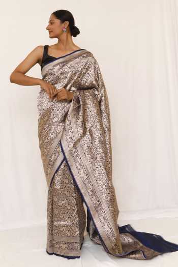 Neha & Tarun Designer Woven Silk Saree 