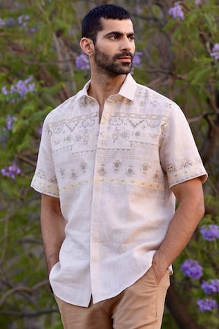 Asuka Nomadic Tapestry Embroidered Shirt 