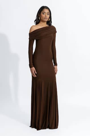Deme By Gabriella Irene Off Shoulder Mermaid Dress 