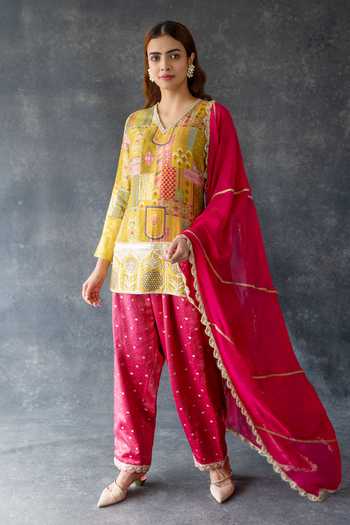 Shachi Sood Designer Rang Baugh Kurta Set 