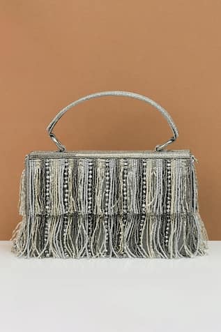 Grey Gaza Clutch 