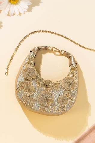 The Purple Sack Midas Mood Handcrafted Clutch 