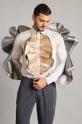Siddartha Tytler Steel Cascade Shirt 