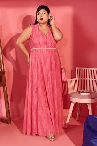 Mamicha Cobweb Pink Dress  