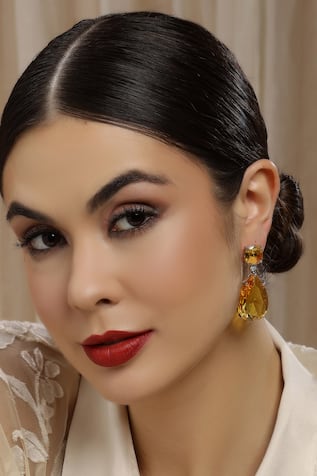 Yellow Doublet Earrings 
