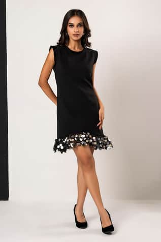 That Thing You Love Black Frill Dress 