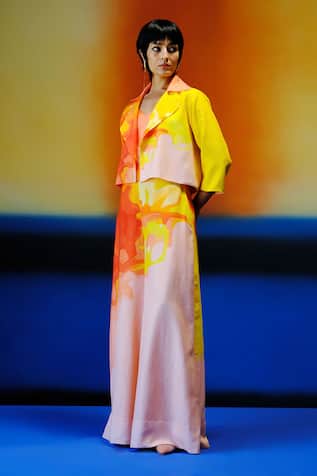 Clos Bright Orange & Yellow Designer Set 