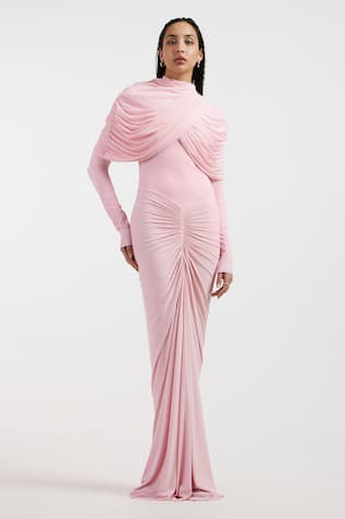 Deme By Gabriella Designer Draped Dress 
