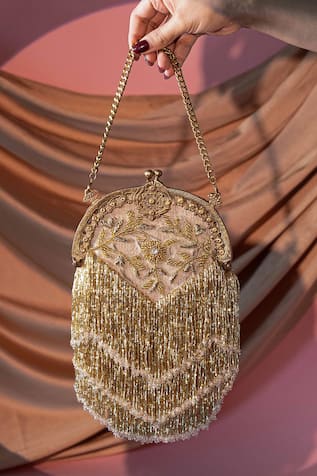 Heer Tassel Potli with Sling Chain 
