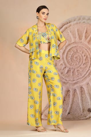 Soniya G Bright Yellow Designer Set 
