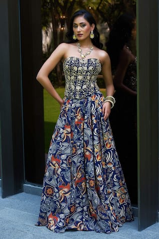 Rashika Sharma Shanaya Hand Embellished Corset Lehenga Set 