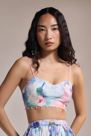 The Iaso Pastel Bloom Bralette 