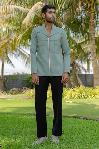 Hilo Design Sandrift Olive Shacket 