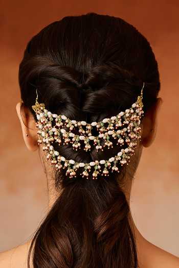 Paisley Pop Pearl Braid Pin 