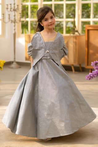 Fayon Kids Designer Shimmer Dress 
