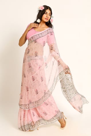 Ruar India Kamal Designer Chiffon Saree Set 