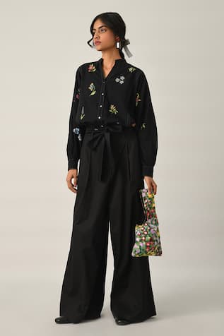 Payal Pratap Setigara Wide Leg Pants 