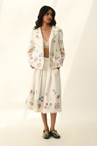 Payal Pratap Stellata Cross Stitch Jacket 