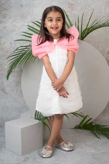 Label Neeti Ruched Bow Dress 
