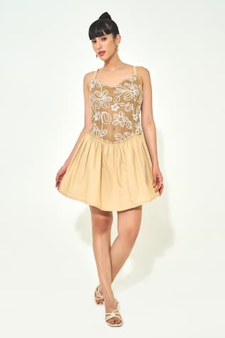 Qala Clothing Palma Sundower Short Dress 