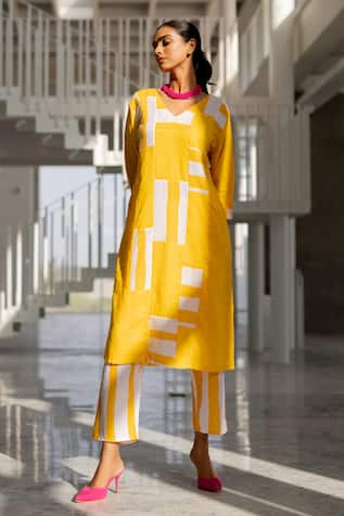 Silai Studio Lemons & Candies Kurta Set 