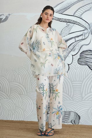 Shivani Bhargava Digital Print Chanderi Tunic 