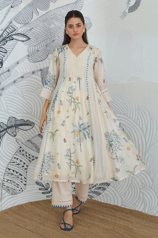 Shivani Bhargava Digital Print Jungle Anarkali 