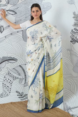 Shivani Bhargava Digital Print Jungle Saree 