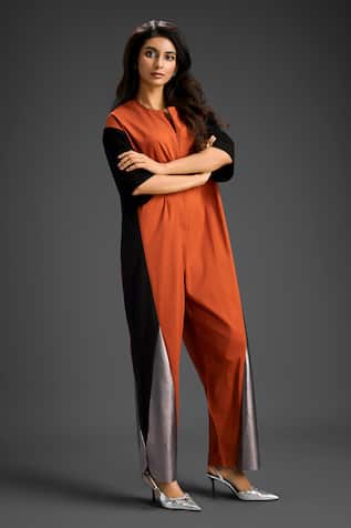 Deepika Arora Designer Color Block Jumpsuit 