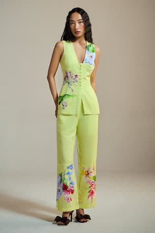 The Iaso Wildflower Print Vest Top 