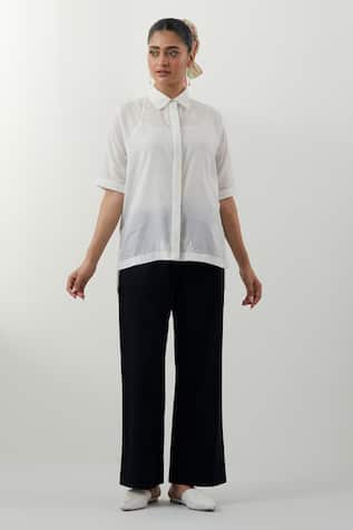 Vinusto Chikankari Cotton Shirt & Pant Set 