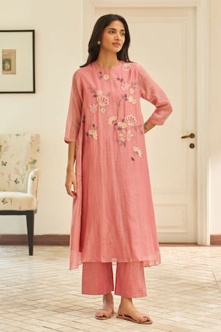 Vaayu Peony Applique Co-ord Set 