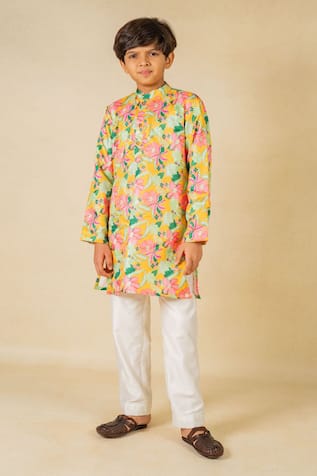 Jilmil Dreamwear Floral Digital Printed Kurta Set 