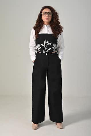 Baani Khurana Black Designer Top & Pant Set 
