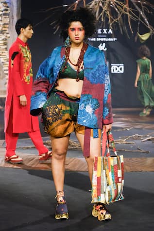 Til Blue Galaxy Quilted Jacket 