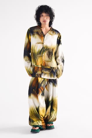 Til Grass Embroidered Co-ord Set 