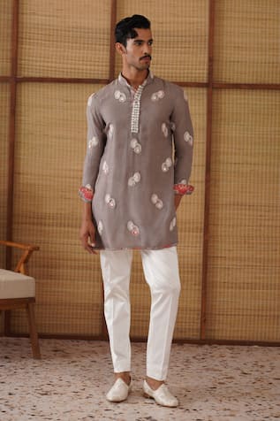Arjan Dugal Gramophone Dori Kurta Set 
