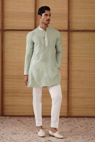 Arjan Dugal Gramophone Dori Kurta Set 