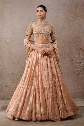 Tarun Tahiliani Pearl Embroidered Lehenga Set 