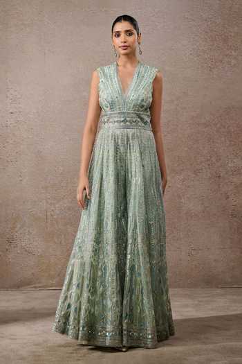 Tarun Tahiliani Signature Embroidered Jumpsuit 