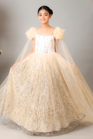 Kirti Agarwal - Pret N Couture Sequin Embellished Gown 