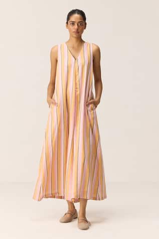 Kharakapas Striped MangoTrail Jumpsuit 