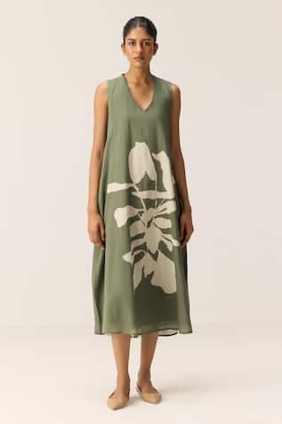 Kharakapas Faded Herb Dress 