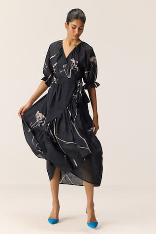 Kharakapas Eclipse Wrap Dress 