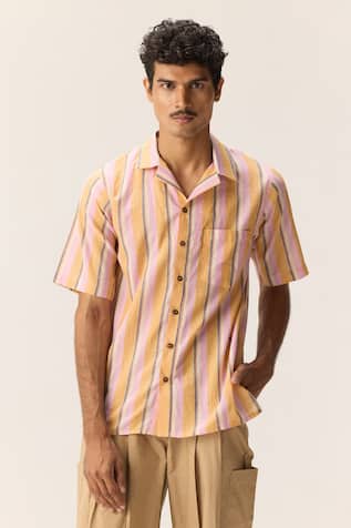 Kharakapas Citrus Waves Fine Shirt 