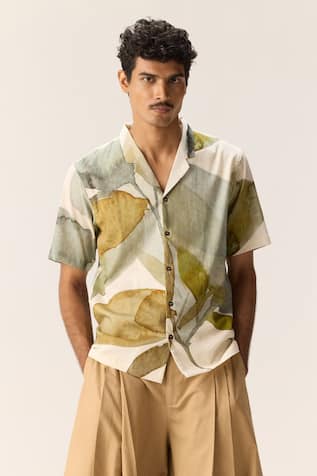 Kharakapas Echoes of Leaves Shirt 