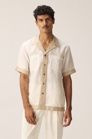 Kharakapas Sandy Trails Linen Shirt 