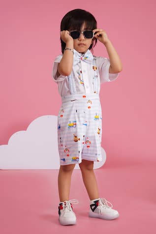 Hoity Moppet Light Blue Toy Story Shirt & Shorts Set 