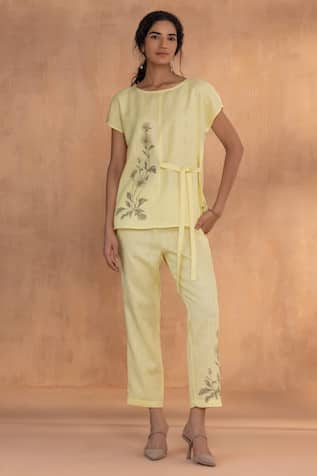 Kaveri Golden Daisy Bow Co-ord 